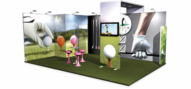 Stand modulaire 24m2 pour exposition